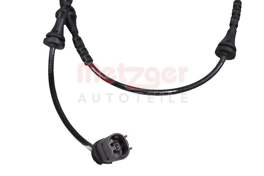 Capteur ABS (Capteur de vitesse de roue) METZGER 09001500